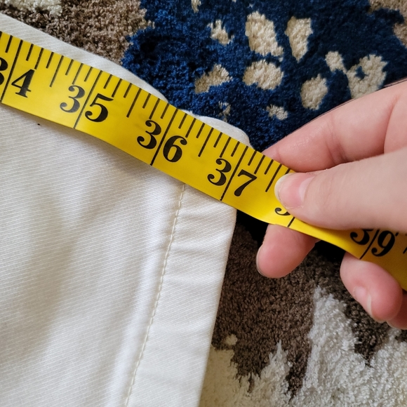 GAP white straight leg mens jeans - Picture 6 of 8